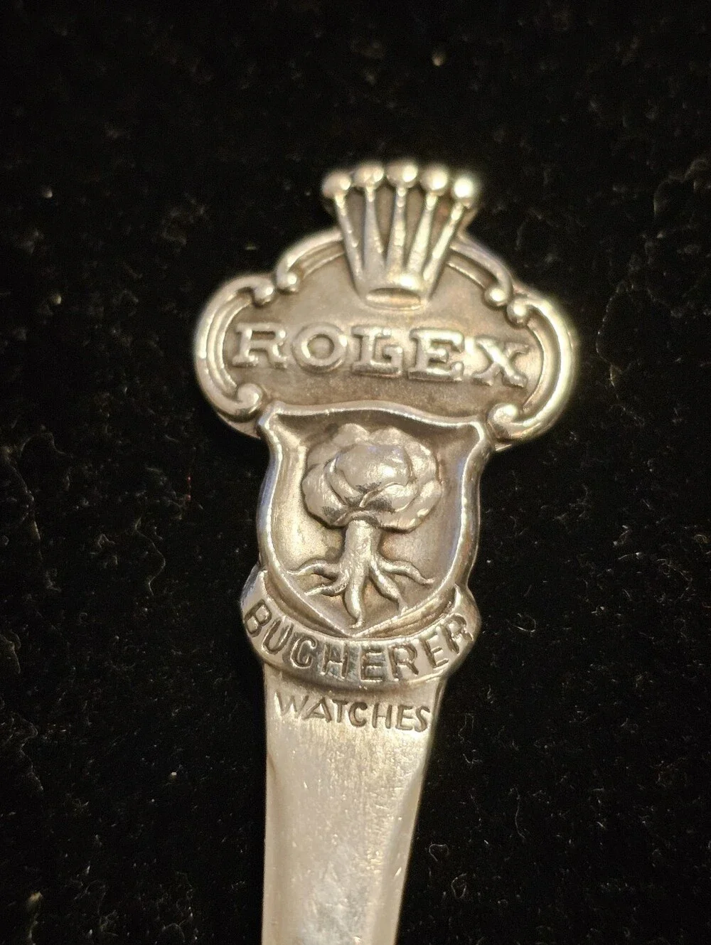 Rolex‎ Bucherer Lucerne Souvenir Spoon Silver Tone Vintage Size OS OS Collector